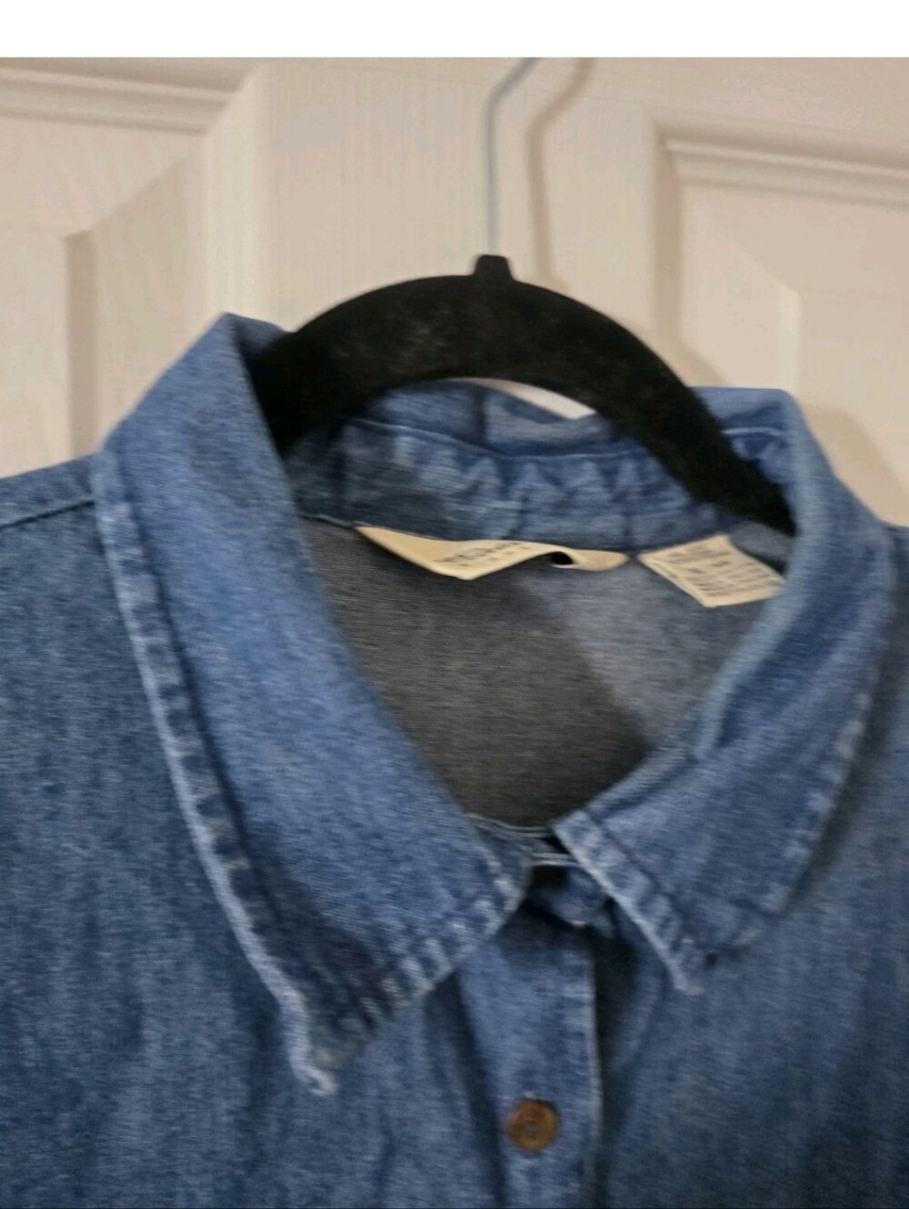 Vintage Eddie Bauer Maxi Denim Dress Size XL - Picture 10 of 16